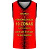 Camiseta baloncesto sublimada modelo Pixels personalizada