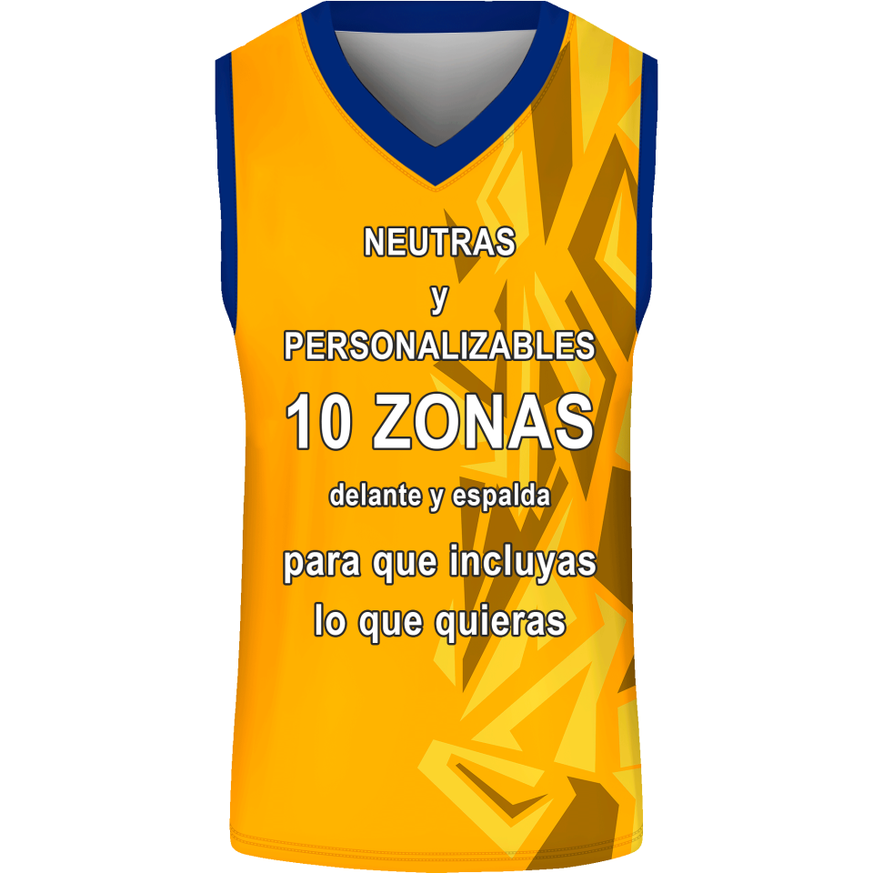 Camiseta baloncesto sublimada modelo Puzzle