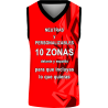 Camiseta baloncesto sublimada modelo Puzzle