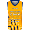 Camiseta baloncesto sublimada modelo Geométrico personalizada