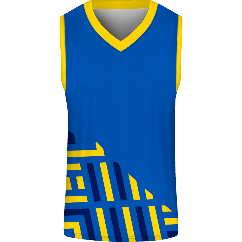 Camiseta baloncesto sublimada modelo Geométrico personalizada