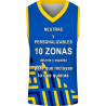 Camiseta baloncesto sublimada modelo Geométrico personalizada