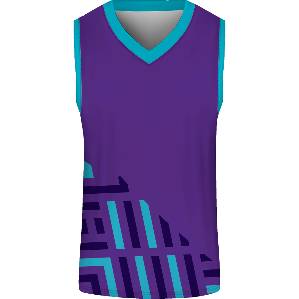 Camiseta baloncesto sublimada modelo Geométrico personalizada