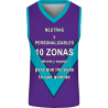 Camiseta baloncesto sublimada modelo Flecha personalizada