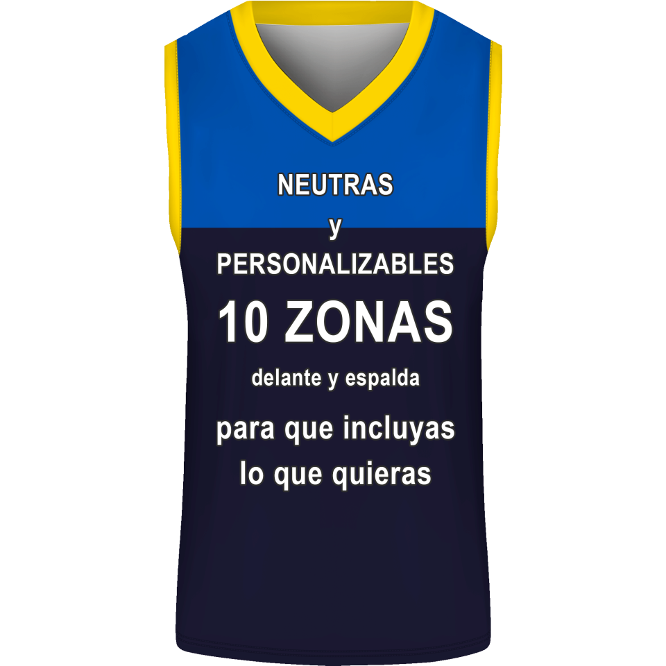 Camiseta baloncesto sublimada modelo Corte Colorido personalizada