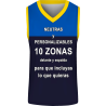 Camiseta baloncesto sublimada modelo Corte Colorido personalizada