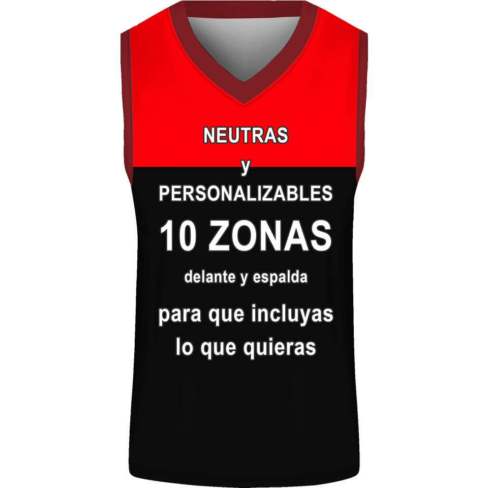 Camiseta baloncesto sublimada modelo Corte Colorido personalizada