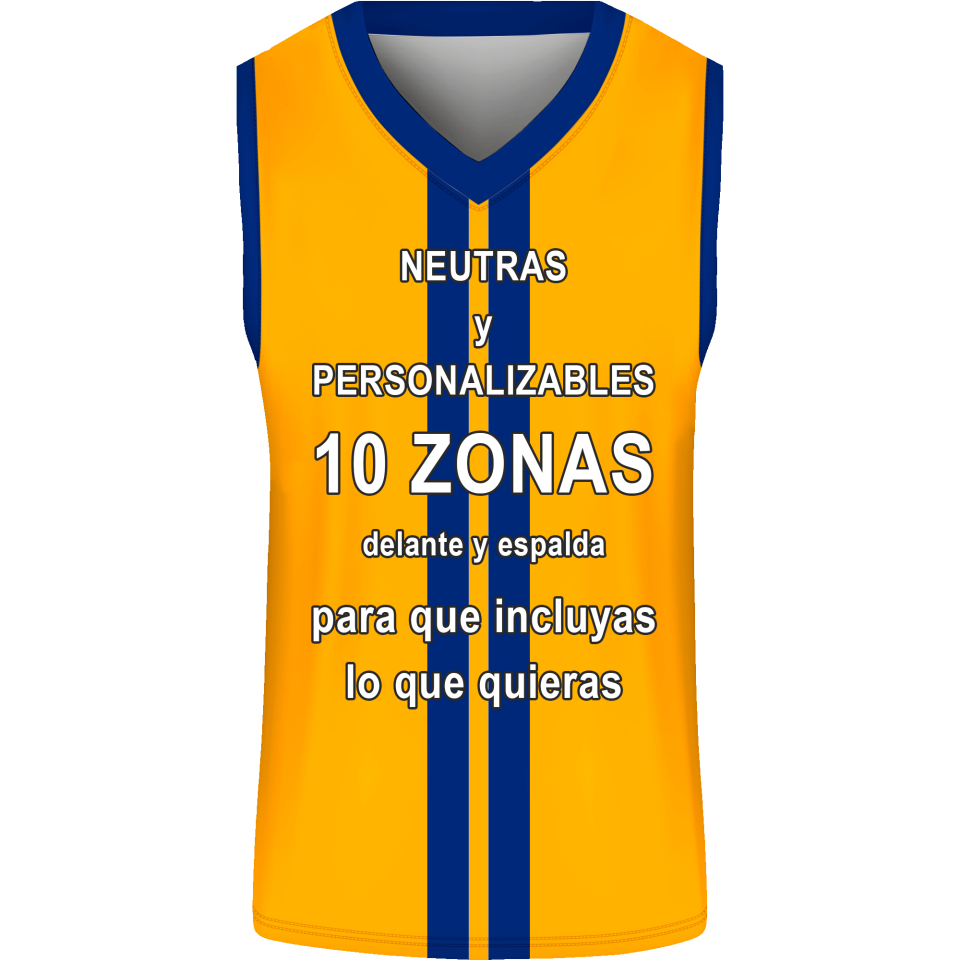 Camiseta baloncesto sublimada modelo Paralela personalizada