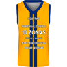 Camiseta baloncesto sublimada modelo Paralela personalizada
