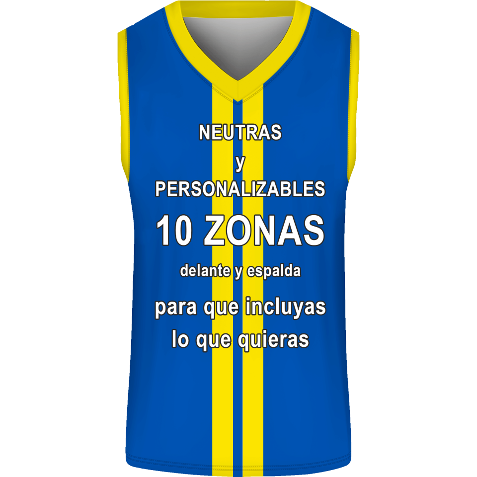 Camiseta baloncesto sublimada modelo Paralela personalizada