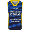 Camiseta baloncesto sublimada modelo Tricolor personalizada