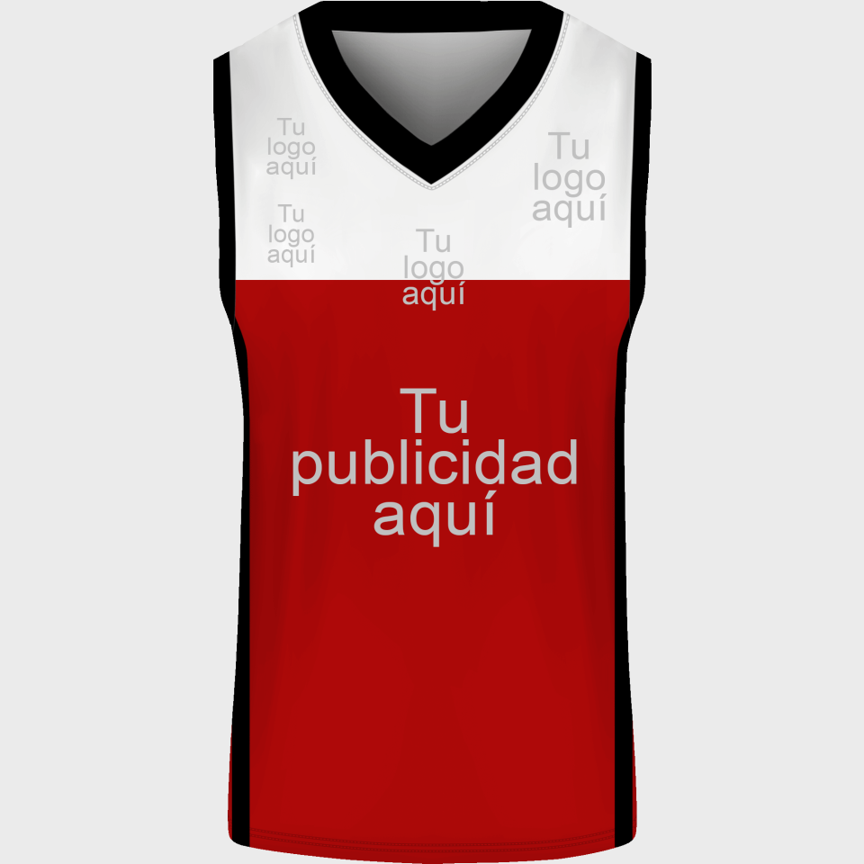 Camiseta baloncesto sublimada modelo Corte personalizada
