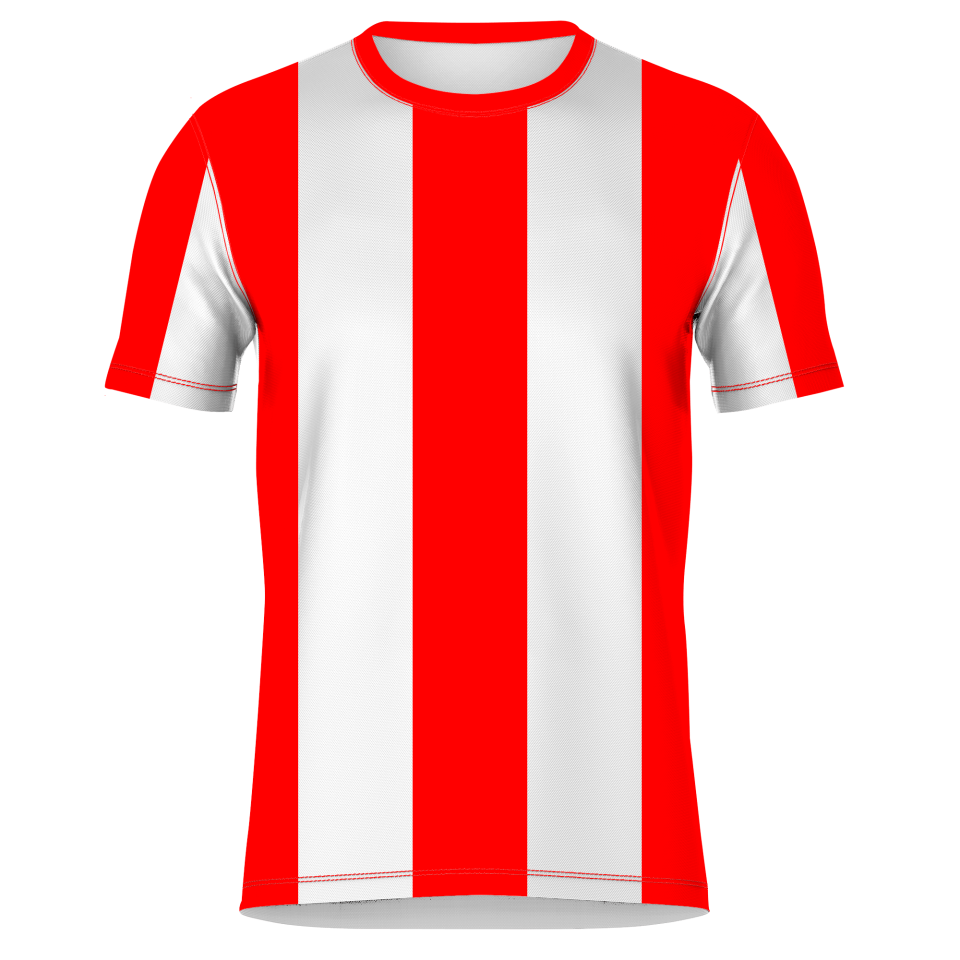 Camiseta para Equipaciones de Fútbol con Cuello Redondo.