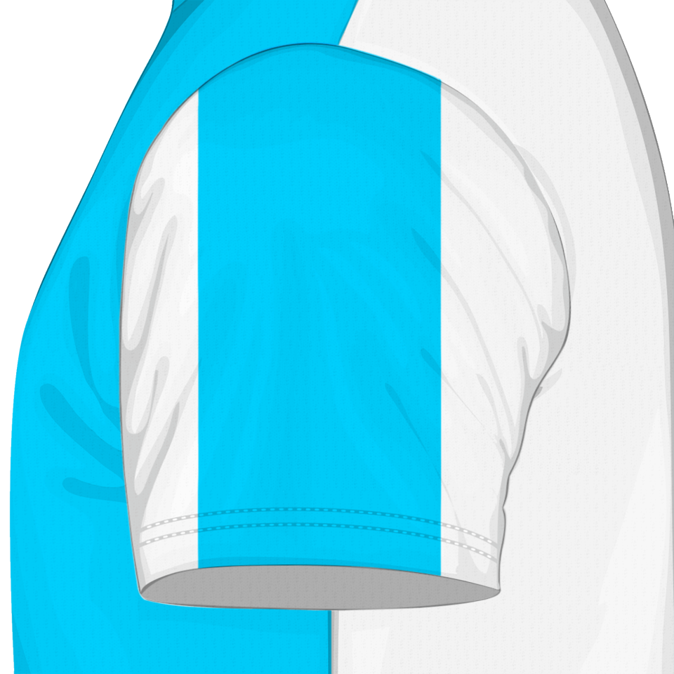 Camiseta para Equipaciones de Fútbol con Cuello Redondo.