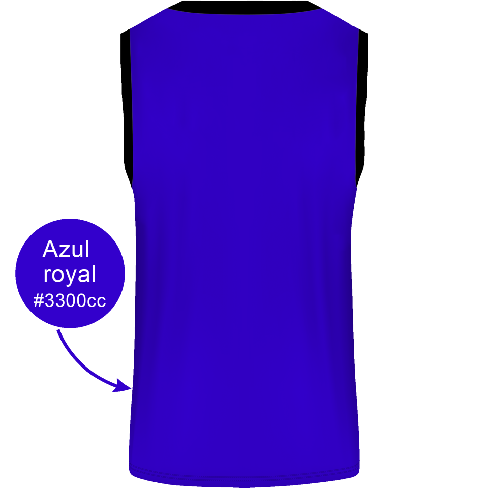 Camiseta baloncesto sublimada reversible colores planos personalizada