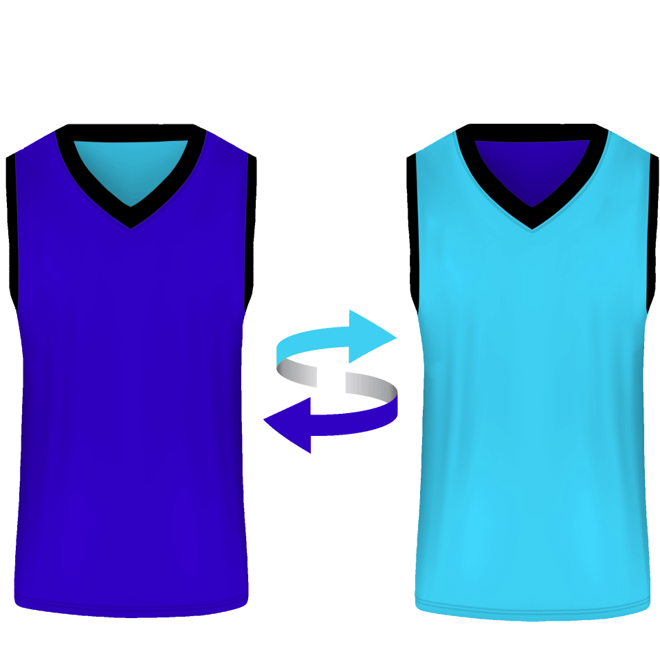 Camiseta baloncesto sublimada reversible colores planos personalizada