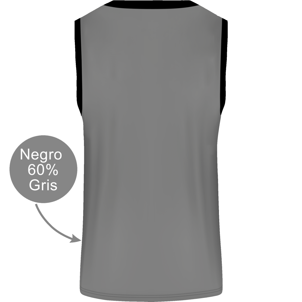 Camiseta baloncesto sublimada reversible colores planos personalizada