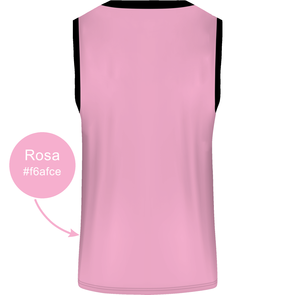 Camiseta baloncesto sublimada reversible colores planos personalizada