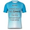 Camiseta fútbol sublimada modelo Bicolor personalizada
