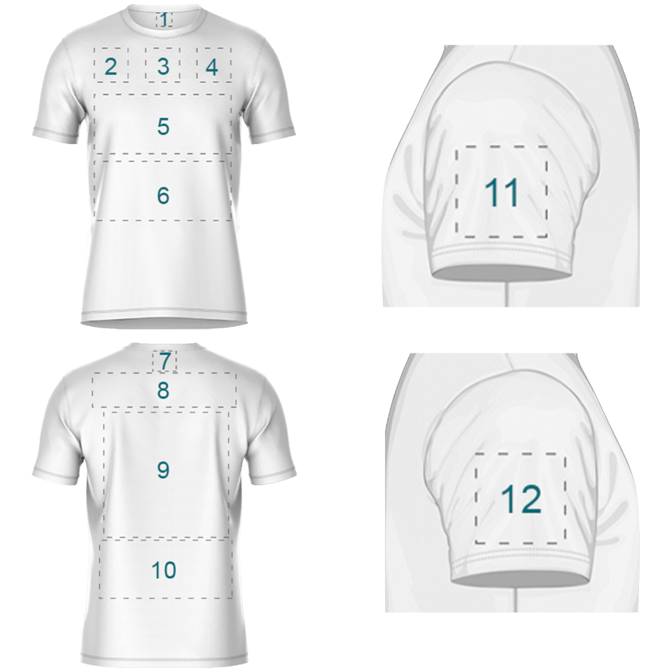 Camiseta fútbol sublimada modelo Bicolor personalizada