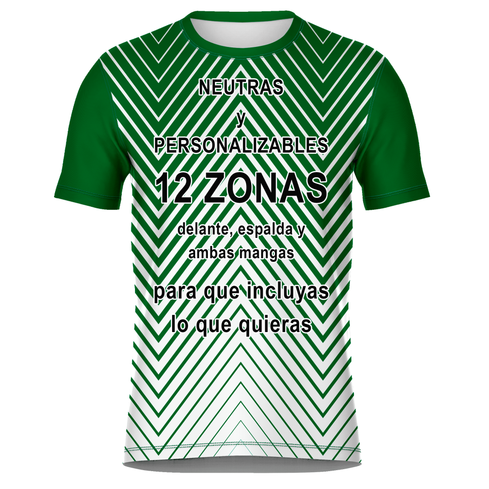 Camiseta fútbol sublimada modelo Bicolor personalizada