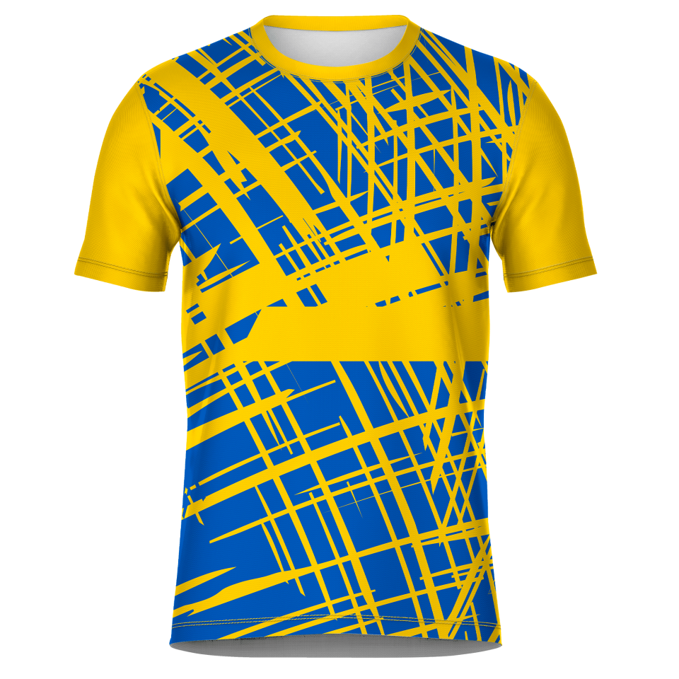 Camiseta fútbol sublimada modelo Pinceladas personalizada