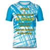 Camiseta fútbol sublimada modelo Pinceladas personalizada