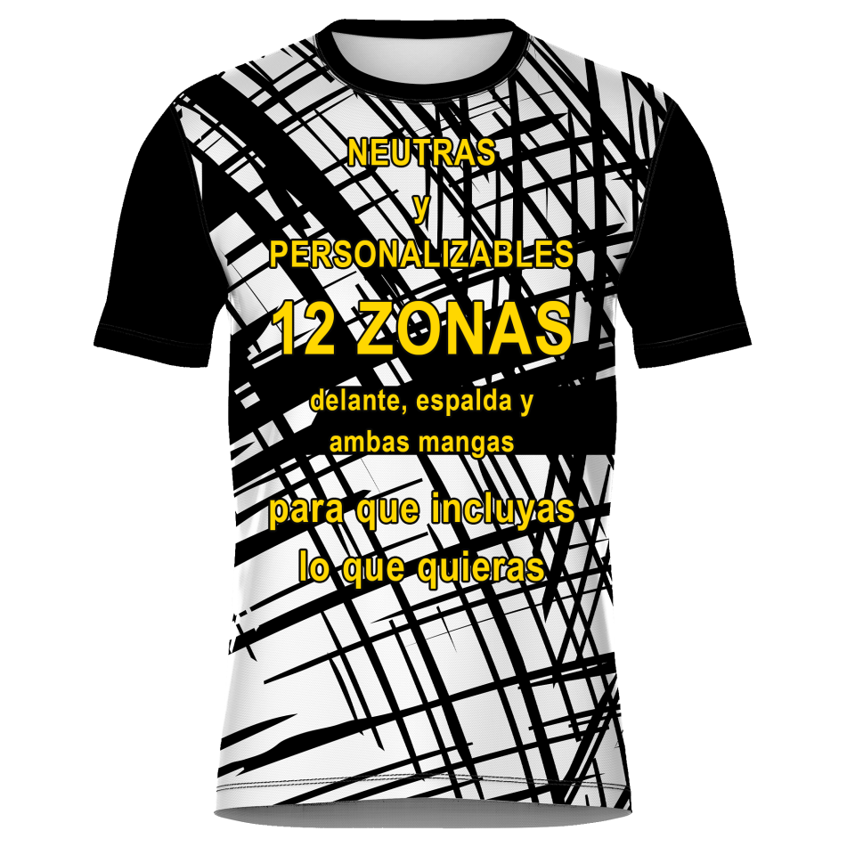 Camiseta fútbol sublimada modelo Pinceladas personalizada