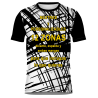 Camiseta fútbol sublimada modelo Pinceladas personalizada