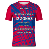 Camiseta fútbol sublimada modelo Pinceladas personalizada