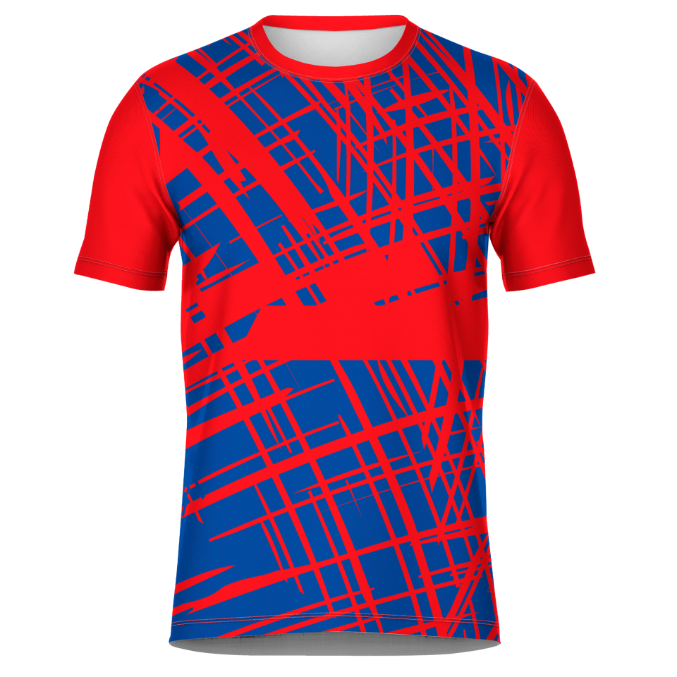 Camiseta fútbol sublimada modelo Pinceladas personalizada