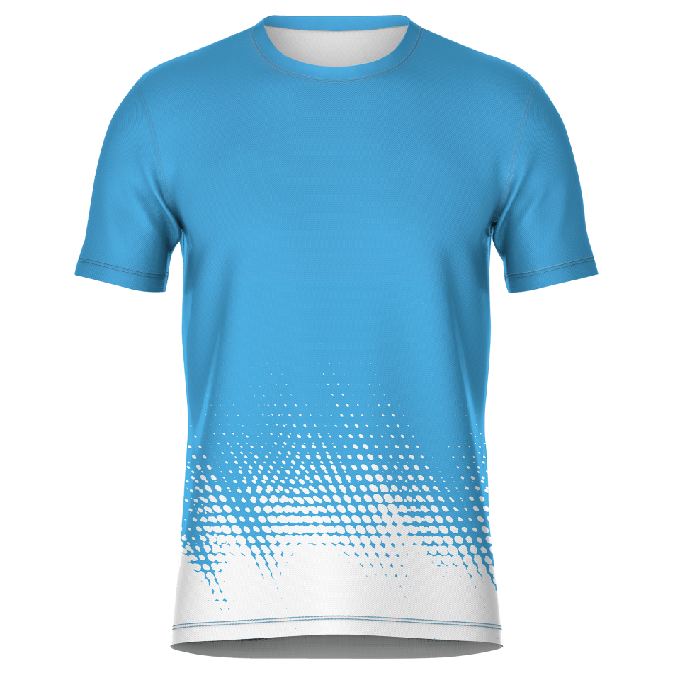 Camiseta fútbol sublimada modelo Bits Fire personalizada