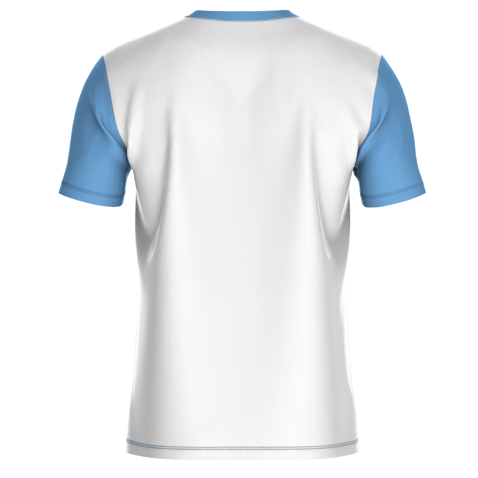 Camiseta fútbol sublimada modelo Bits Fire personalizada