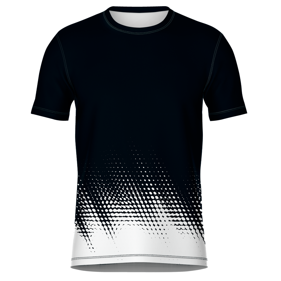 Camiseta fútbol sublimada modelo Bits Fire personalizada