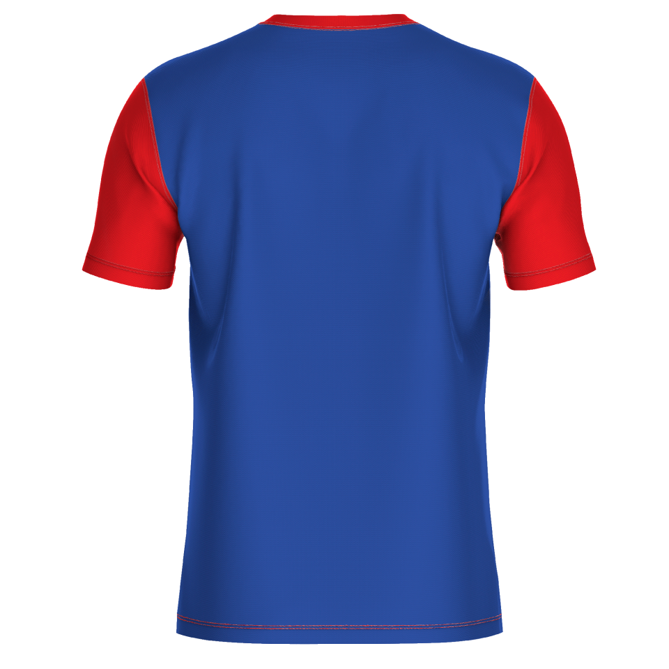 Camiseta fútbol sublimada modelo Bits Fire personalizada