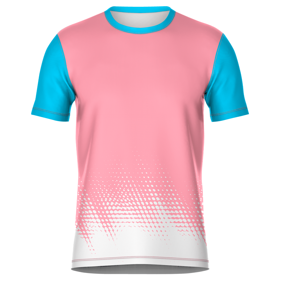 Camiseta fútbol sublimada modelo Bits Fire personalizada
