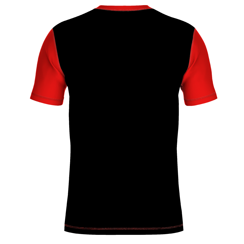 Camiseta fútbol sublimada modelo Bits Fire personalizada