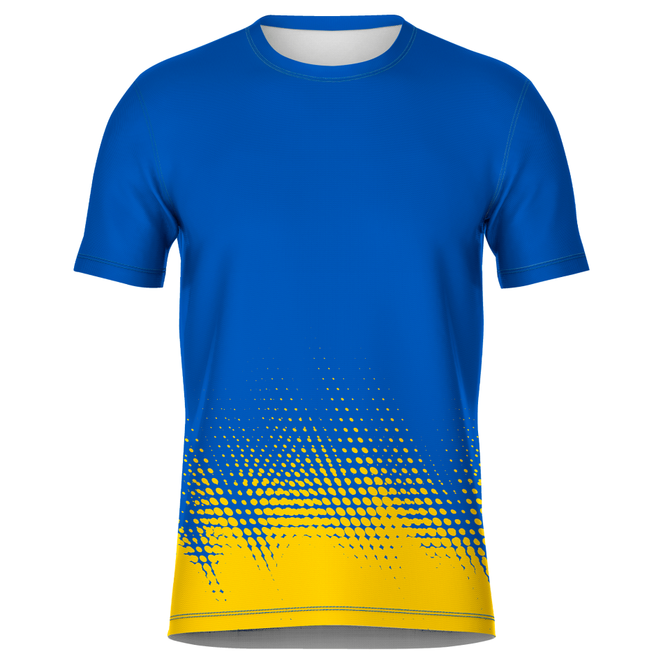 Camiseta fútbol sublimada modelo Bits Fire personalizada