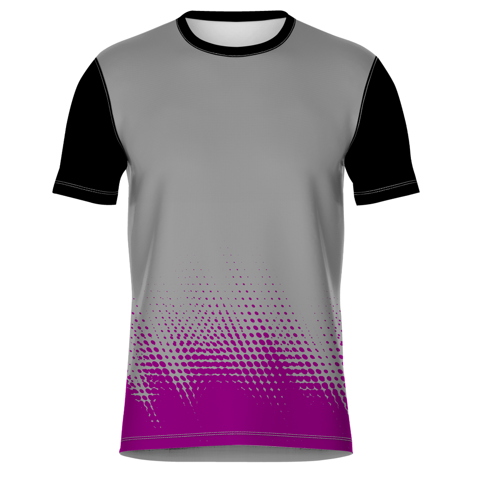 Camiseta fútbol sublimada modelo Bits Fire personalizada