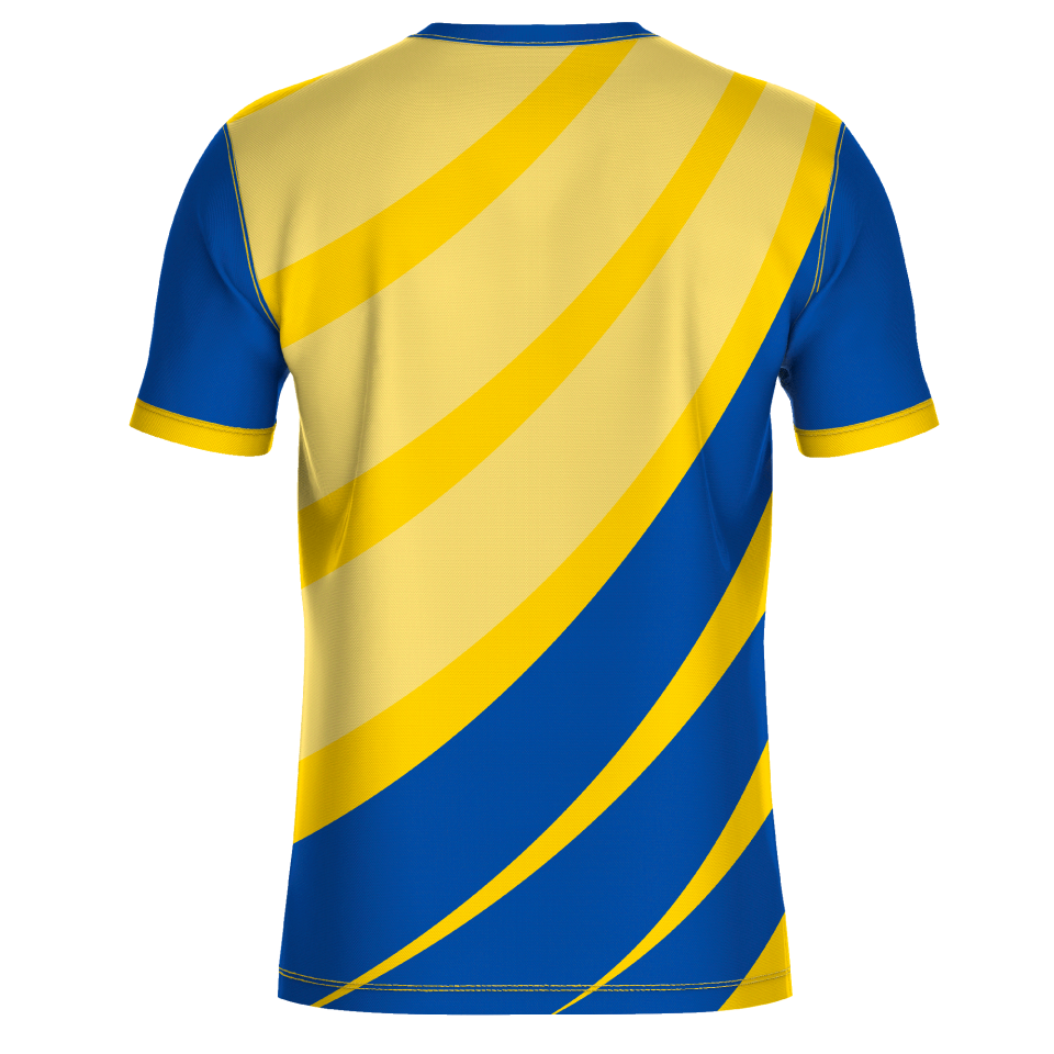 Camiseta fútbol sublimada modelo Ondas personalizada