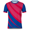 Camiseta fútbol sublimada modelo Ondas personalizada