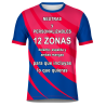 Camiseta fútbol sublimada modelo Ondas personalizada