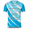 Camiseta fútbol sublimada modelo Ondas personalizada