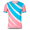 Camiseta fútbol sublimada modelo Ondas personalizada