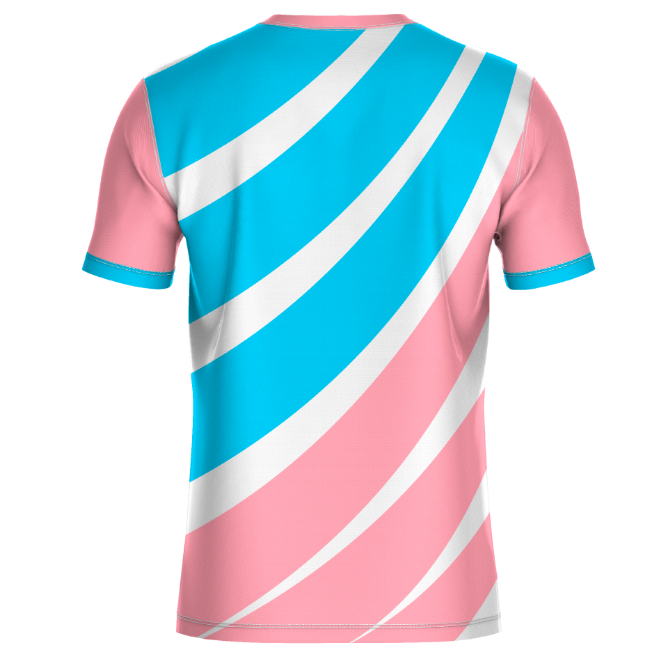 Camiseta fútbol sublimada modelo Ondas personalizada