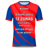 Camiseta fútbol sublimada modelo Ondas personalizada