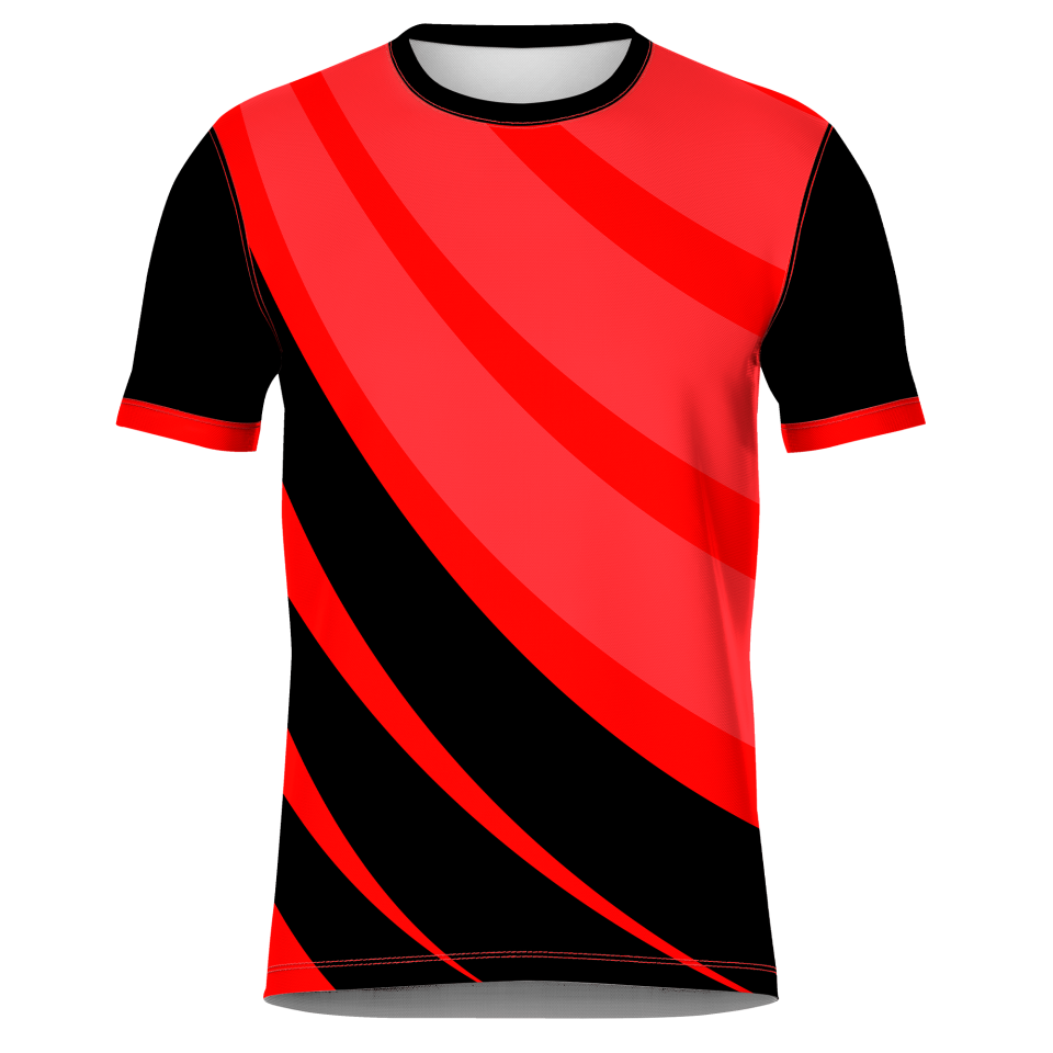 Camiseta fútbol sublimada modelo Ondas personalizada