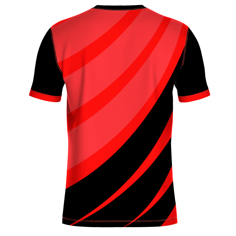 Camiseta fútbol sublimada modelo Ondas personalizada