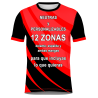 Camiseta fútbol sublimada modelo Ondas personalizada
