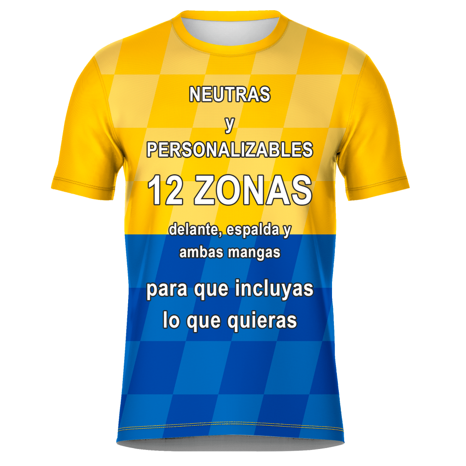 Camiseta fútbol sublimada modelo Racing personalizada
